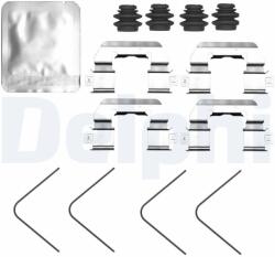 DELPHI Súprava príslušenstva, obloženie kotúčovej brzdy DELPHI LX0827 (LX0827)