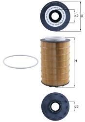 MAHLE Olejový filter MAHLE OX 1028D (OX 1028D)