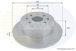 COMLINE Brzdový kotúč COMLINE - centralcar - 8 505 Ft
