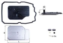 MAHLE Hydraulický filter automatickej prevodovky MAHLE HX 230KIT (HX 230KIT)