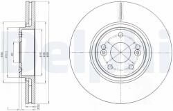 DELPHI Tarcza Ham. Renault Laguna (bg4167)