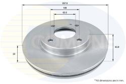 COMLINE Brzdový kotúč COMLINE ADC1243V (ADC1243V)