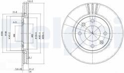 DELPHI Tarcza Ham. Peugeot 406 (bg2871)