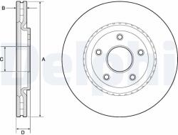 DELPHI Tarcza Ham. Chrysler Voyager 07- (bg4759c)
