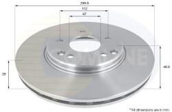 COMLINE Brzdový kotúč COMLINE ADC1669V (ADC1669V)