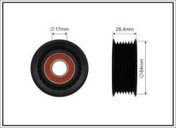 CAFFARO Napínacia kladka rebrovaného klinového remeňa CAFFARO 500260 (500260)
