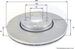 COMLINE Brzdový kotúč COMLINE - centralcar - 16 000 Ft