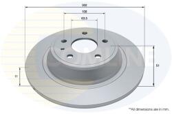 COMLINE Brzdový kotúč COMLINE - centralcar - 14 930 Ft