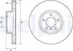 DELPHI Tarcza Ham. Bmw 1 F20 11- (bg9157c)