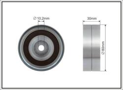 CAFFARO Obehová/vodiaca kladka ozubeného remeňa CAFFARO 500126 (500126)