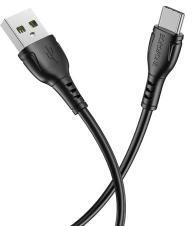 BOROFONE BX51 USB Type-C töltő és adatkábel 1m 3.0A - Fekete