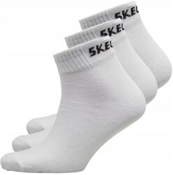 Skechers 3 Pár férfi zokni készlet, pamut/poliészter, fehér, 39-42 EU (SK43022-1000_39-42)