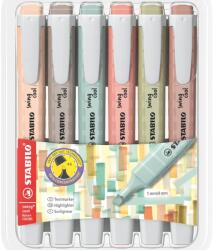 STABILO swing cool NatureCOLORS szövegmarker, 6 szín/készlet (SW275609)