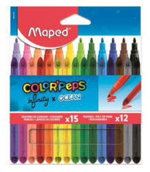 Maped Színes ceruza és filctoll készlet, 'Color`Peps INFINITY', 15+12 különböző szín (IMA984747) (IMA984747)
