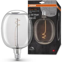 OSRAM 1906 Balloon vintage LED izzó, Dimmelhető, E27, 4.8W (10W), 400 lm, 2700K, Átlátszó