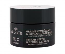 NUXE Bio Organic Sesame Seeds & Citrus Extract bőrélénkítő és méregtelenítő arcmaszk 50 ml nőknek