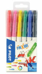 Pilot Filctoll készlet, 0, 39-0, 7 mm, törölhető, 'Frixion Colors', 6 különböző szín (PFCOF6V) (PFCOF6V)
