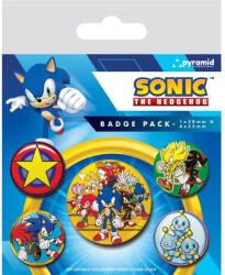 Pyramid Sonic the Hedgehog (Speed Team) kitűző szett (BP80804)
