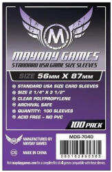 Mayday games Standard USA méretű kártyavédő 56 mm x 87 mm (100 db-os csomag) (MDG-7040) - reflexshop