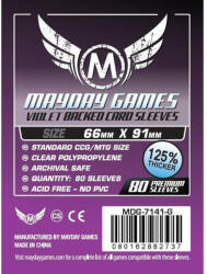Mayday games Kártyavédő kártyajátékokhoz (80 db-os csomag) 66 x 91 mm (lila hátlap) (MDG-7141G) - reflexshop