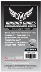 Mayday games Prémium Magnum Platinum kártyavédő 61 x 112 mm " Dwarf King" Francia Tarot (50 db-os csomag) (MDG-7143)