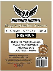 Mayday games Prémium Mega Civilization kártyavédő 75 x 105 mm (50 db-os csomag) (MDG-7151) - reflexshop