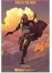 Pyramid Star Wars: The Mandalorian (On the run) maxi poszter (PP34733)