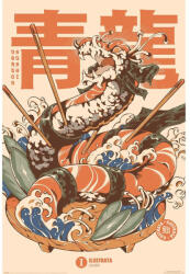 Pyramid Ilustrata (DRAGON SUSHI) maxi poszter (PP35305)