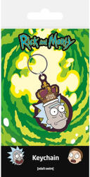 Pyramid RICK AND MORTY (KING OF S**T) kulcstartó (RK39323C)