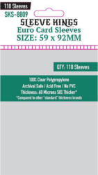 Sleeve Kings Euro kártyavédő (110 db-os csomag) 59 x 92 mm (SKS-8809) - reflexshop