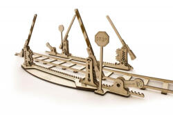 UGEARS Vasúti kereszteződés - mechanikus modell (UG70013) - reflexshop