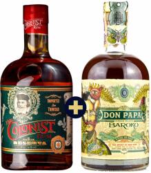 Don Papa Baroko 40% 0, 7l + The Colonist Reserva Rum 0, 7l 40%