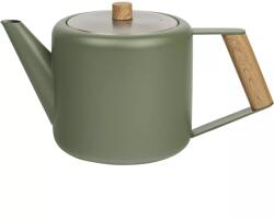 Bredemeijer Boston Duplafalú teáskanna, Űrtartalom : 1, 10 liter, magasság: 150 mm, zöld