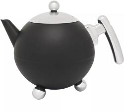 Bredemeijer Bella Duplafalú teáskanna, űrtartalom: 1, 20 liter, magasság: 181 mm, fekete
