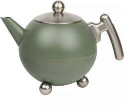 Bredemeijer Bella Duplafalú teáskanna, űrtartalom: 1, 20 liter, magasság: 181 mm, zöld