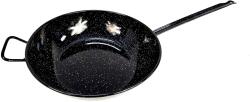 Garcima Tigaie din otel emailat vitrificat, 2 manere, 40 cm, Pata Negra, Garcima, GRC89040 (GRC89040)