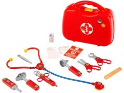 Klein 4383 Cazul medicului | Geanta medicala din 14 piese cu stetoscop, termometru, seringa si maner practic de transport | Dimensiuni: 28 cm x 9, 5 cm x 22 cm | Jucarii pentru copii de la 3 ani (4383)