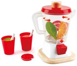 Hape Blender de smoothie Hape Blender de smoothie colorat cu cani si paie (E3158) Bucatarie copii