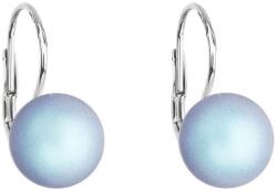 Evolution Group 31143.3 lógós fülbevaló Swarovski® gyönggyel (925/1000, 1 g, világoskék))
