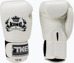Top King Muay Thai Muay Thai Muay Thai Ultimate mănuși de box alb TKBGUV-WH-10OZ