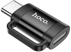 hoco. UA31E adapter lightning aljzat - Type-C, OTG, FEKETE UA31E_B (UA31E_B)