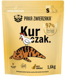 Paka Zwierzaka Pet Paka - Száraz macskaeledel csirkével és kiscicákkal "S" 1.6kg