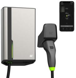 Green Cell GC HabuDen Wallbox 22kW-os prémium töltőállomás elektromos járművekhez, alkalmazással, 7m-es kábellel (EVGC021A2275)