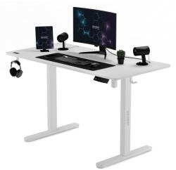  Állítható magasságú elektromos íróasztal Nojo 120x60 fehér