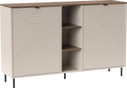 4home EYCO polcos szekrény, világos bézs