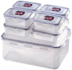 UTC SZETT 7x LOCK kék/átlátszó ételtároló doboz HPL836SC (UT0082)