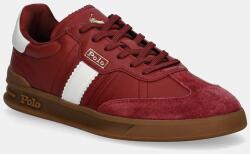 Ralph Lauren bőr sportcipő Htr Aera piros, 804956688005 - piros Női 36