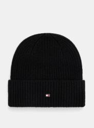 Tommy Hilfiger kasmír sapka fekete, AM0AM13586 - fekete Univerzális méret