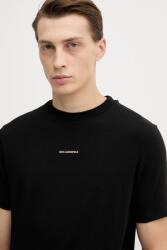 Karl Lagerfeld pamut póló - fekete XXL - answear - 20 590 Ft