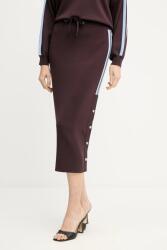 Pinko szoknya bordó, midi, egyenes, 105393 A2FQ - burgundia S